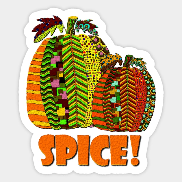 Pumpkin Spice Sticker by AlondraHanley